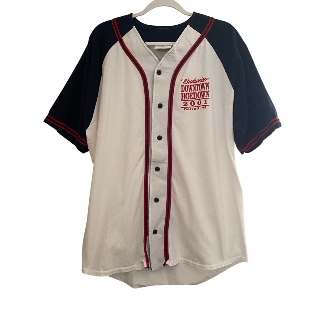 Vintage Hoedown Jersey Downtown Detroit 2001 Budweiser Hart Plaza